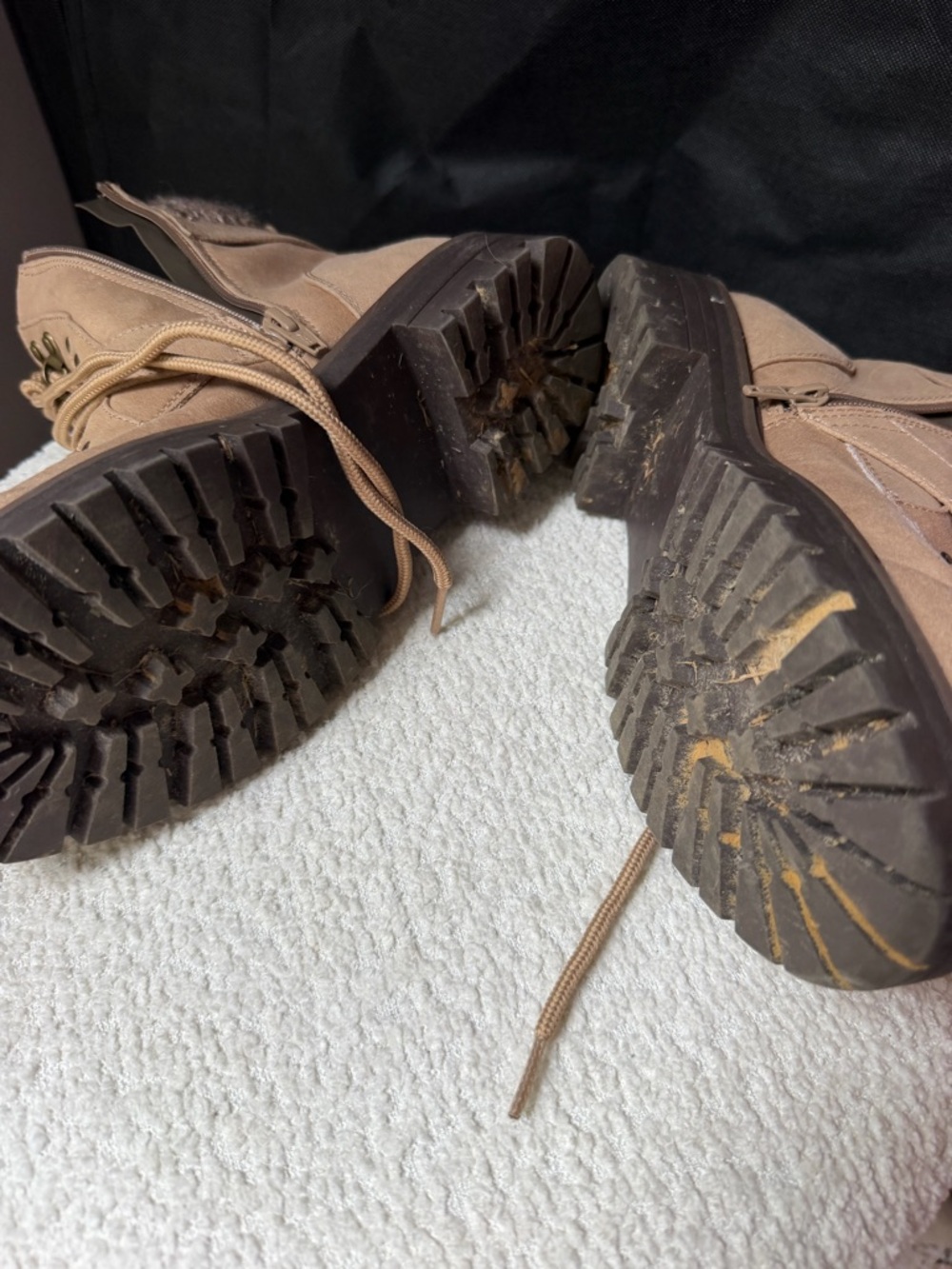 Cliffs by WHITE MOUNTAIN Women's Tan Lace-Up Ankle Booties - Picture 2 of 5